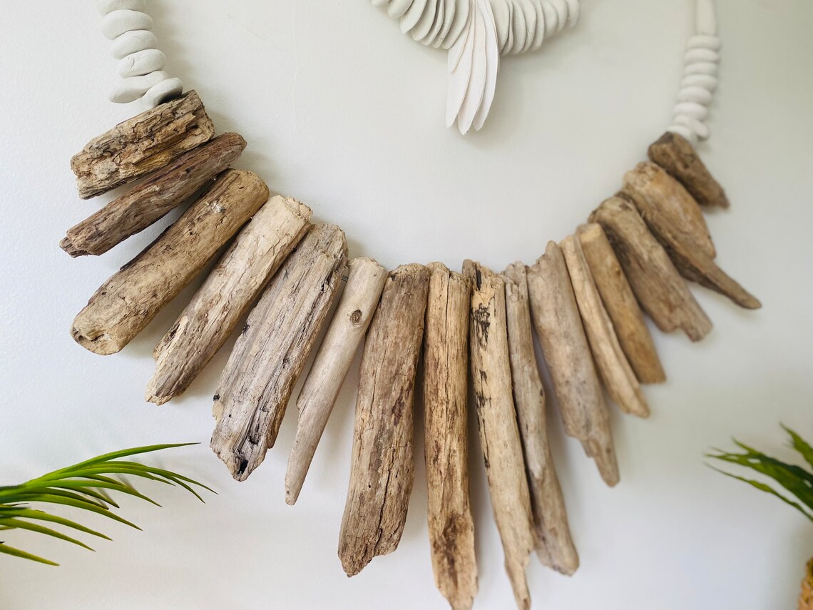 Driftwood Cuttlefish Clay Wall Hanging Boho Wall Hanging Etsy