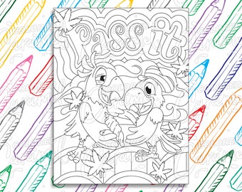 Trippy Coloring Page Etsy trippy coloring page etsy