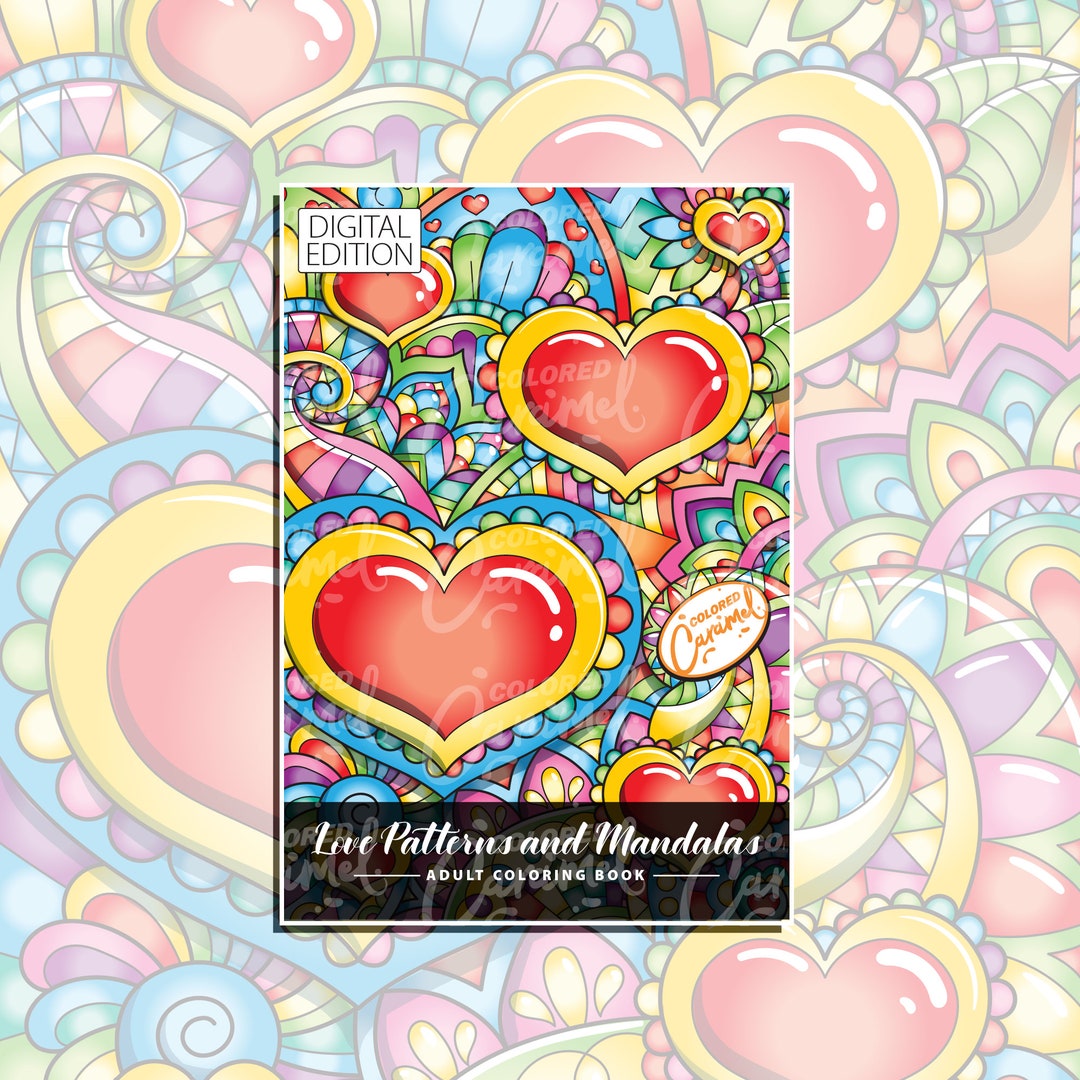 Mandala Coloring Book, Printable PDF Instant Digital Download