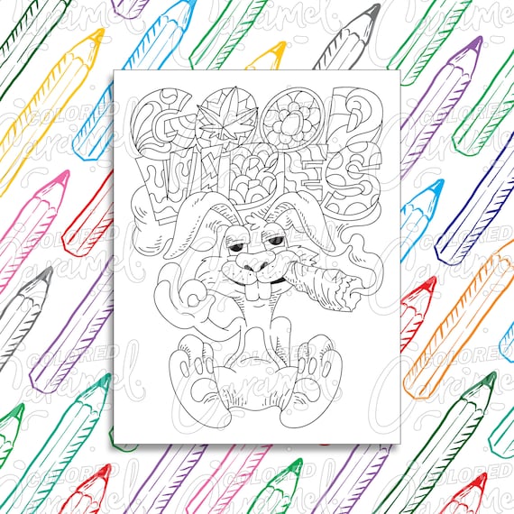 Stoner Coloring Page, Colouring Page for Adults Stoner Coloring Book for  Adults, Weed Stuff, Adult Coloring Book, Stoner Gift, Marijuana Art -   Hong Kong