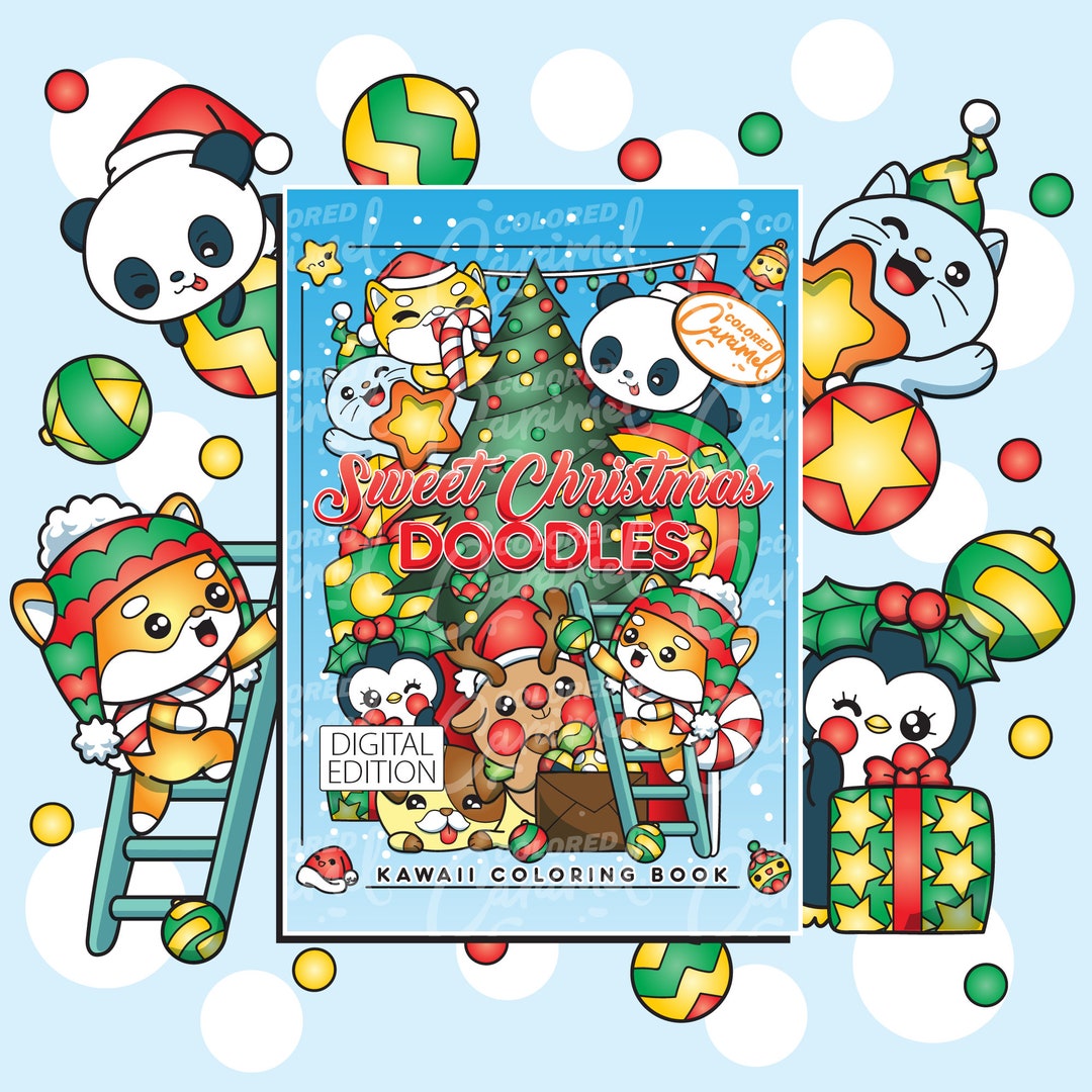 kawaii-christmas-coloring-book-printable-instant-digital-download-pdf-colorable-pages-with