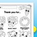 Thank You Teacher Printable Coloring Page, Gift for End of School and ...