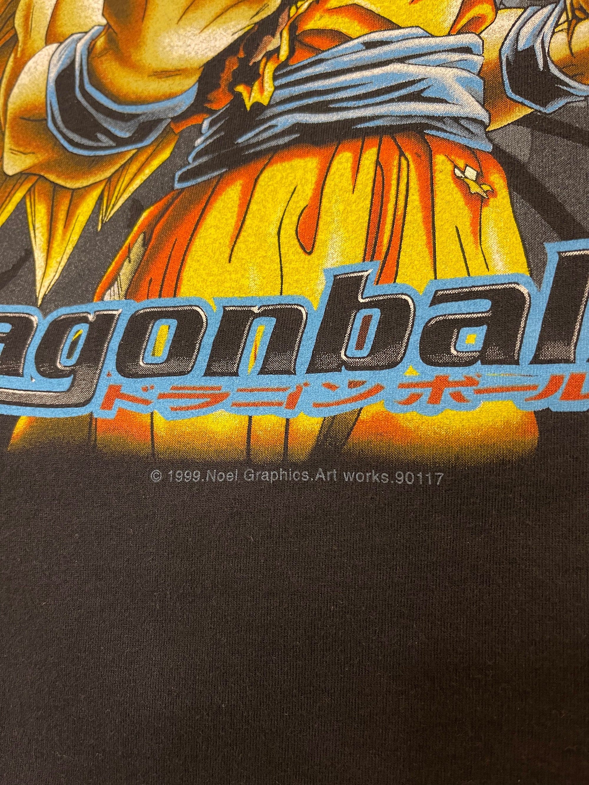 Vintage 1999 Dragon ball Z Goku Tee.