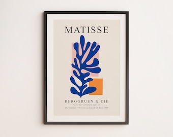 Henri Matisse The Cut Outs Poster , Matisse Print , Printable Wall Art, Matisse Poster, Abstract Art Print , Digital Download