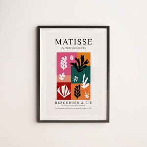 Matisse Print , Henri Matisse Art Exhibition Poster , The Heart