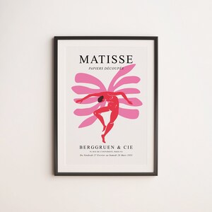 Matisse Print , Henri Matisse Art Exhibition Poster ,  Henri Matisse Print , Digital Download , Matisse Dance Exhibition Poster