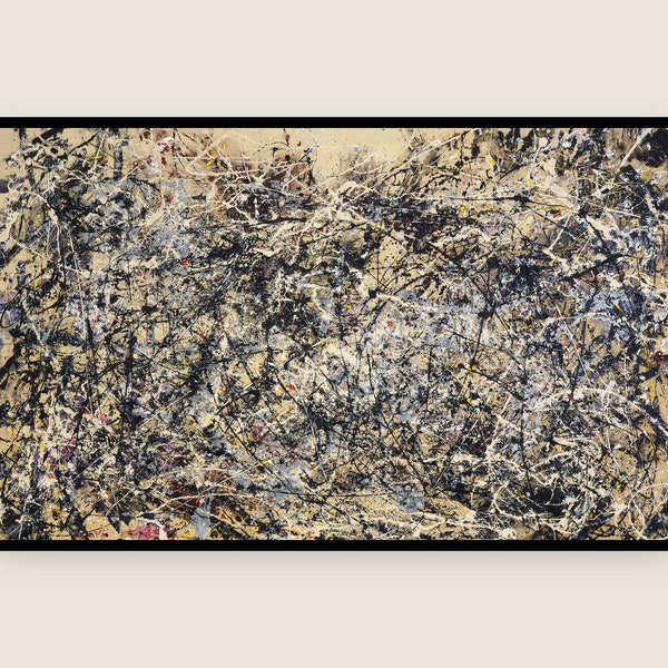 Samsung Frame TV Art , Jackson Pollock -  Number 1A  , Samsung Frame TV Art , The Frame Tv , Digital DOWNLOAD ,  frame tv art 4k