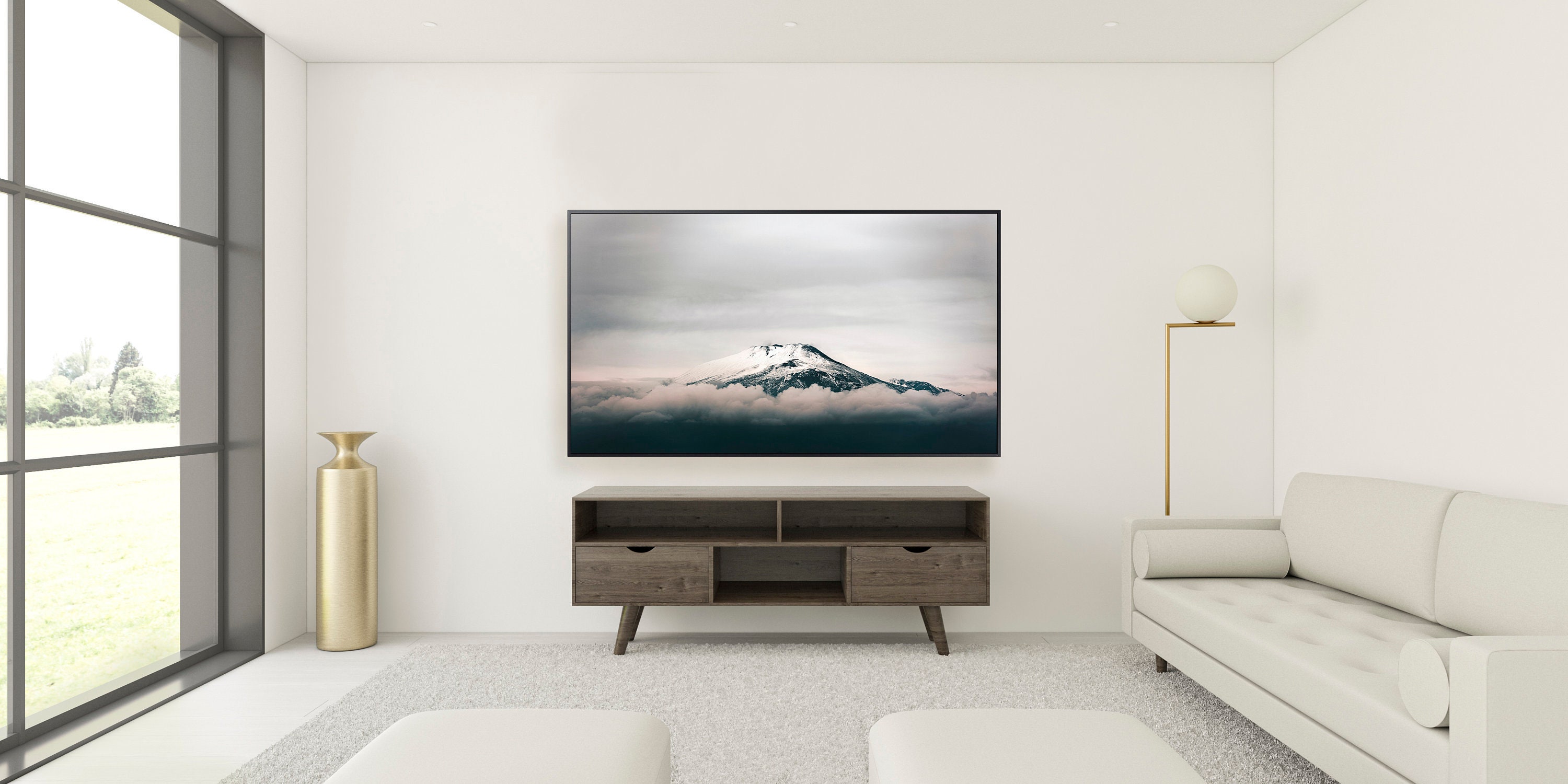 Deco TV Frames Alloy Prismatic Bezel for Samsung The Frame TV 55 Pale Gold  FRM-AL-PR-GLD-55-2021 - Best Buy