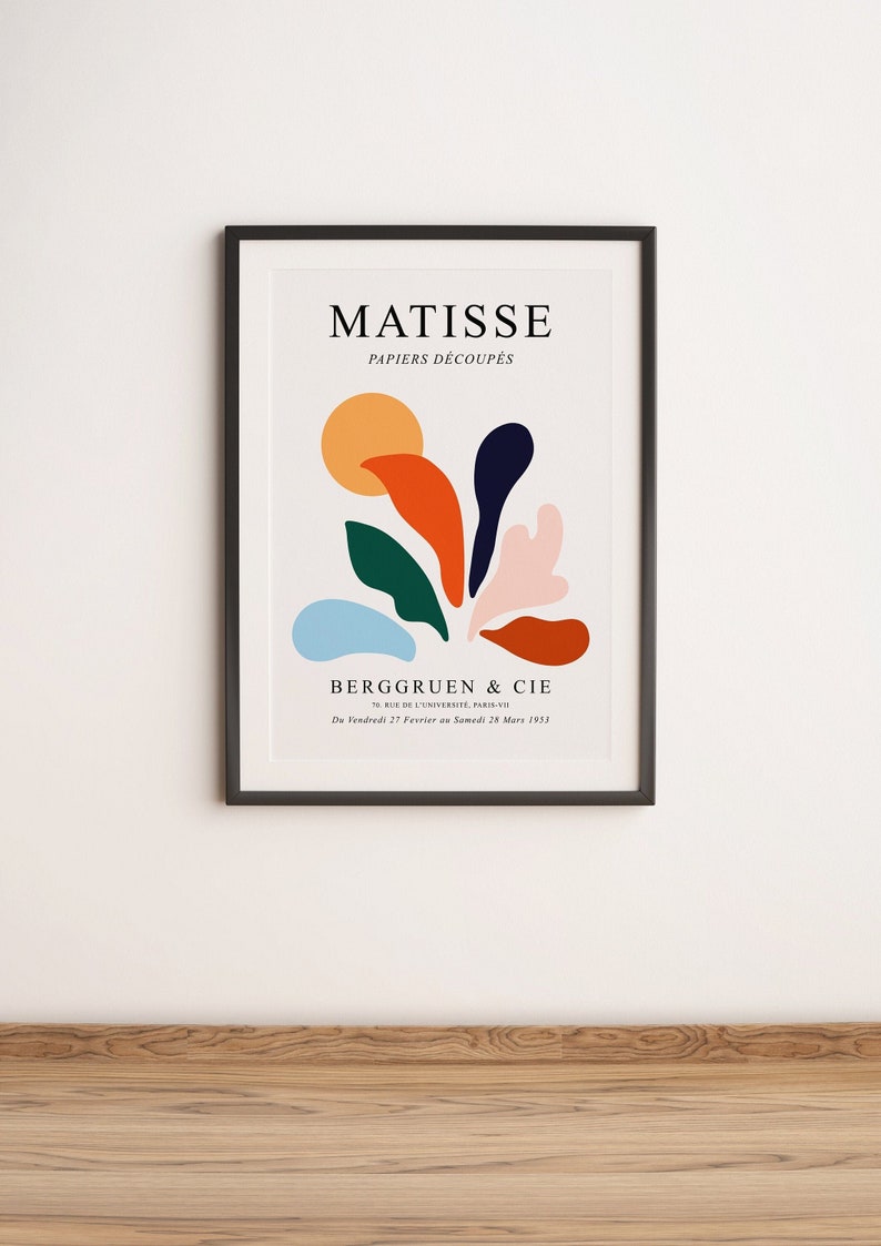 Henri Matisse the Cut Outs Poster Matisse Print Printable - Etsy