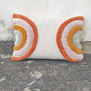 Rectangle cushion cover, Multicolor Embroidery Pillow Cover