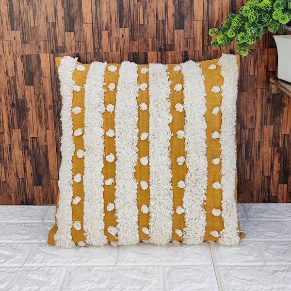 Mustard Yellow Pillow Etsy