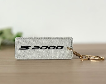Porte-clés personnalisé S2000 - Cadeau personnalisé - Porte clés Honda S2000 - Porte clés personnalisé