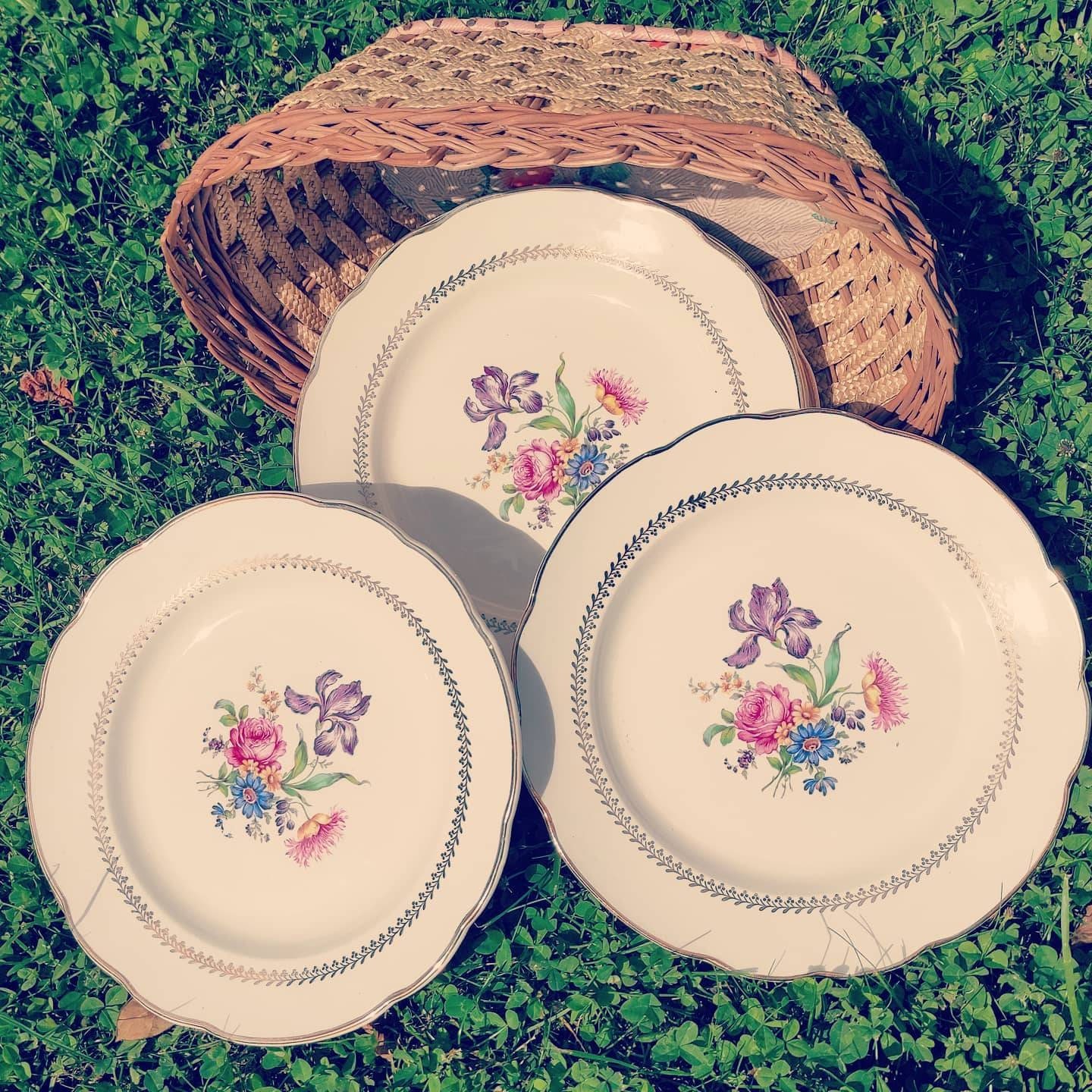 Ensemble de 6 Assiettes Creuses en Porcelaine