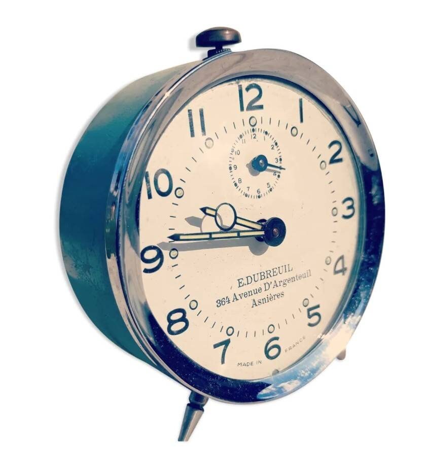 Réveil Mécanique Vintage Pieds Compas