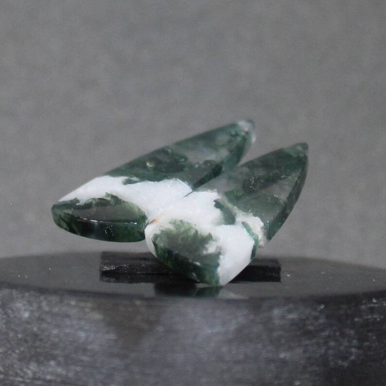 Moss Agate pair