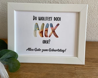 Geldgeschenk Geburtstag "Du wolltest doch NIX oder?"