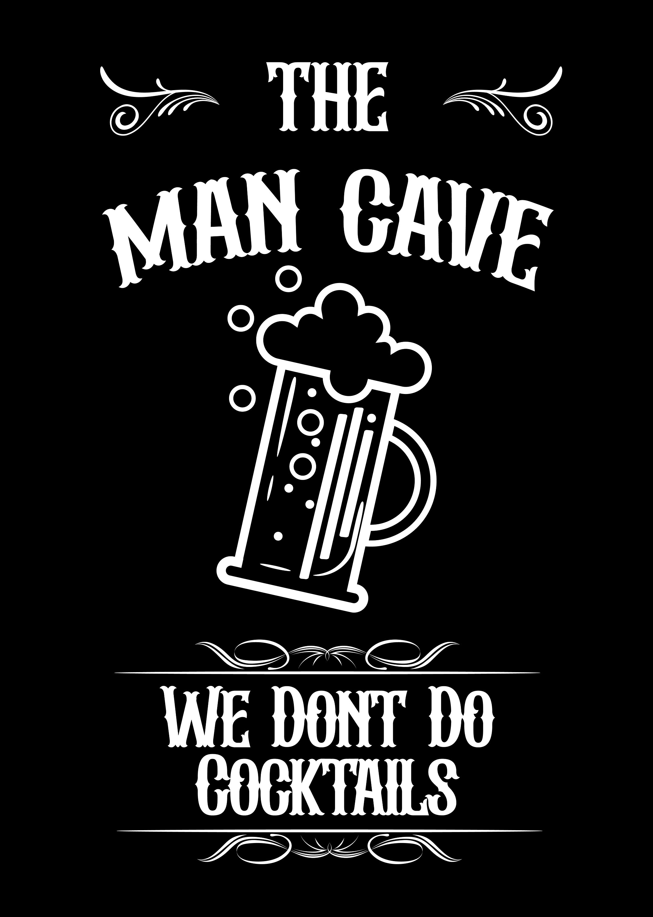 Man Cave Design Bundle Digital Download Containing Ai, Eps, Svg, Png ...