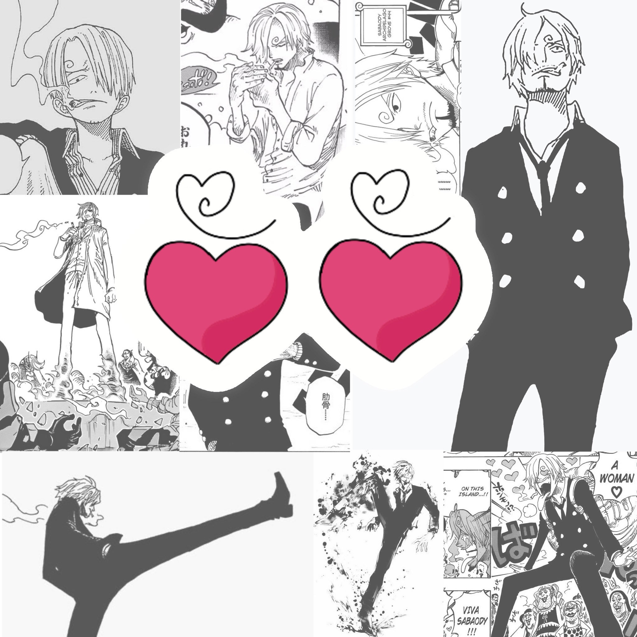 One Piece Sanji’s Heart Eyes