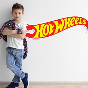 Hot Wheels Metal Sign For Kids Game Room, Bedroom or Play Space