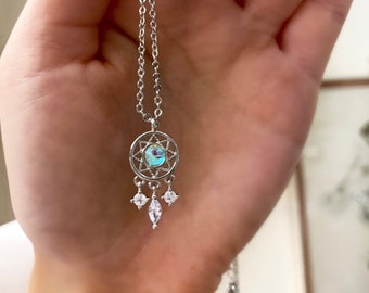 Dream Catcher Pendant Angel Wings Eagle Charm Bead Choker Necklace Woman Jewelry Dream Catcher Pendant Angel Wings Eagle Charm Bead Choker Necklace Woman Jewelry