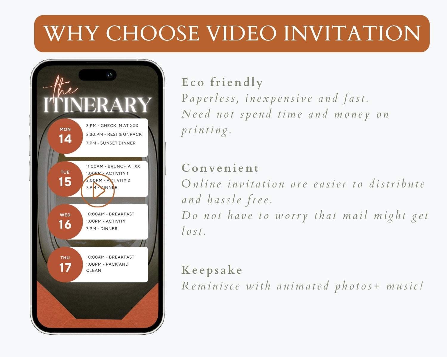 Digital Birthday Itinerary Invitation Template, Girls Trip Invitation ...