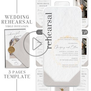 digital modern wedding rehearsal dinner invitation template, customisable wedding rehearsal invite, editable wedding rehearsal invite, WR4