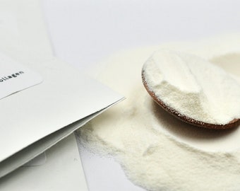 Hydrolysed Marine Collagen Peptides for DIY skin care, anti-ageing, skin tone and texture.