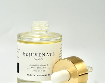 Rejuvenate Facial Oil | Marula Oil Blend | Antioxidant Omega and Amino Skin Lipids