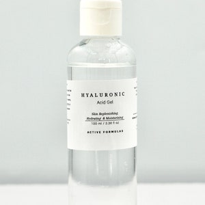 Hyaluronic acid Gel pre-mixed ready to use, anti-aging and hydrating