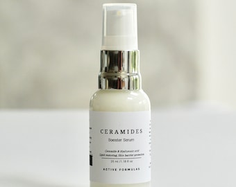 Sérum aux céramides et à l'acide hyaluronique, avec de la CoQ10 et notre mélange d'huiles luxueuses