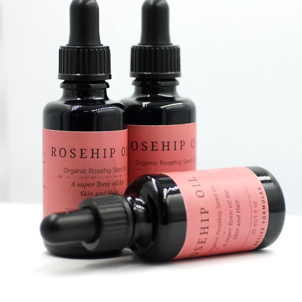 Rosehip Seed Oil, Organic, Cold Pressed, to help with Stretch marks, smooth skin, moisture and anti-ageing.