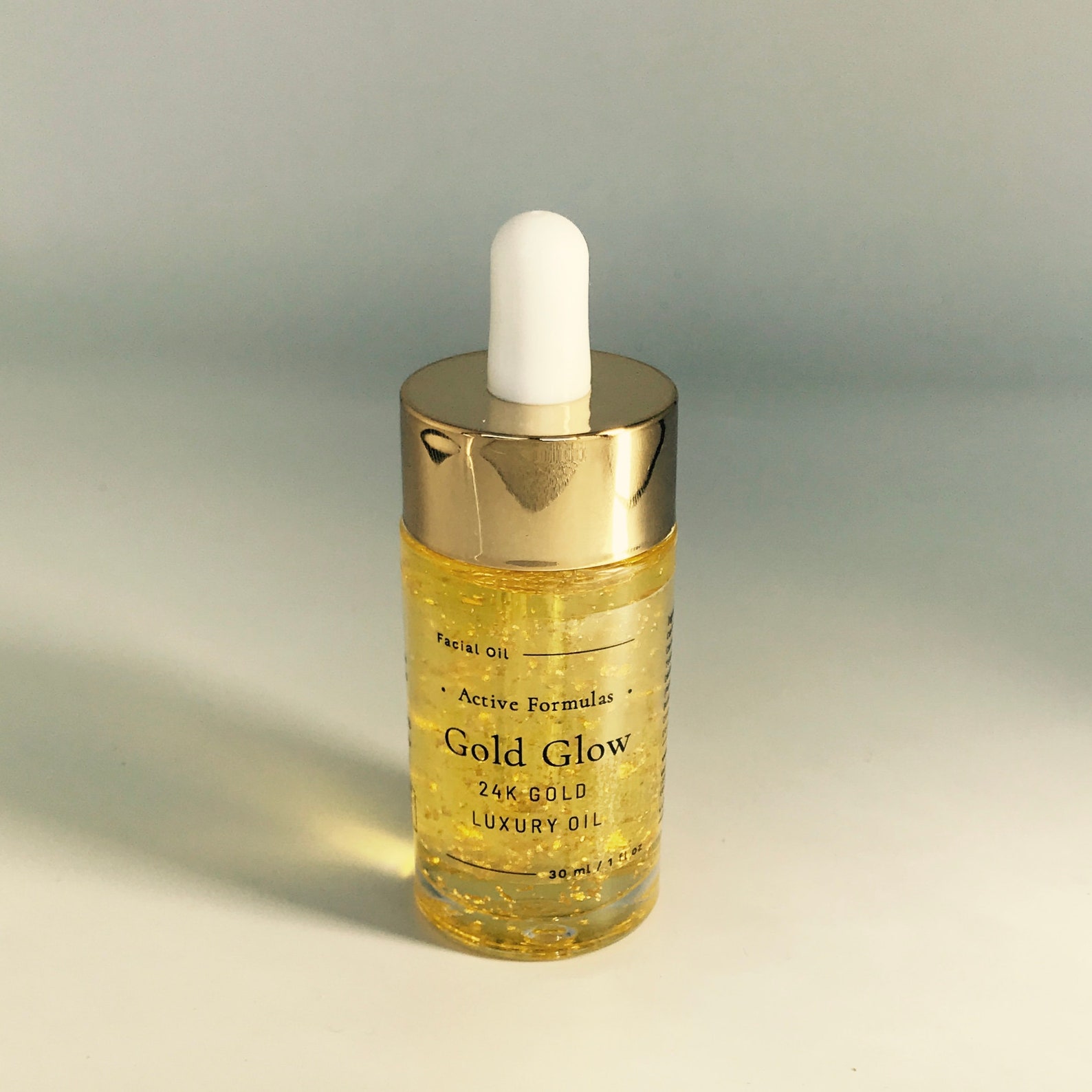 Gold Glow Oil With 24K Gold Antiageing Rejuvenating Skin Etsy