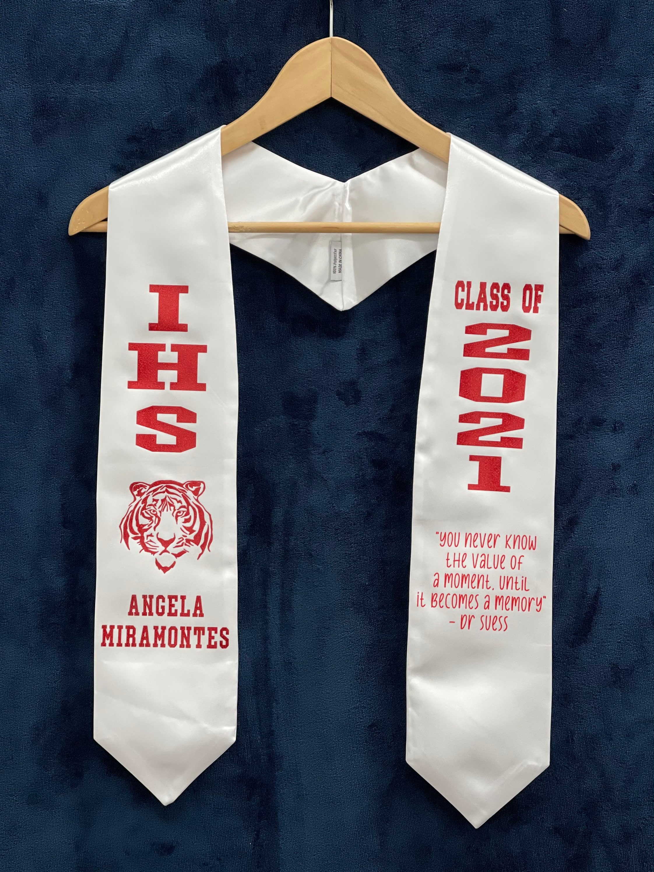 Custom Graduation sash | Etsy