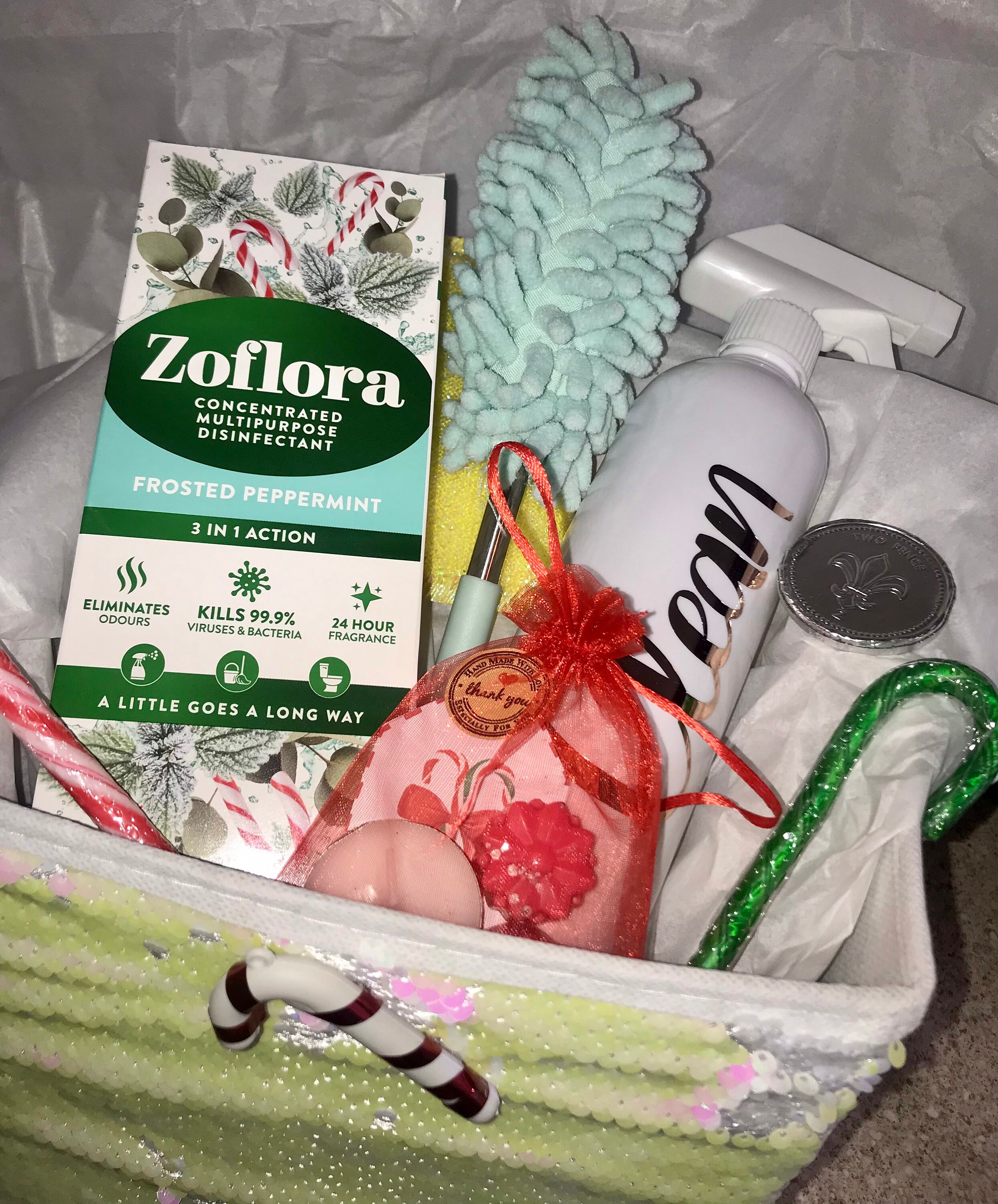 Mrs Hinch Zoflora Christmas Cleaning Hamper Frosted Etsy UK