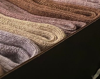 6 paia (COLLEZIONE MONOCROMATICA) Calzini Nike Everyday Plus Cotton Cushioned Dri-Fit Crew tinti a mano MARRONE