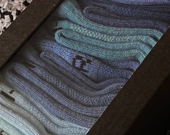 3 paia (COLLEZIONE MONOCROMATICA) di calzini Nike Everyday Plus in cotone Dri-Fit imbottiti e tinti a mano BLU