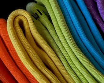 7 pares (COLECCIÓN NEÓN) Calcetines Nike Everyday Plus de algodón acolchado Dri-Fit, teñidos a mano