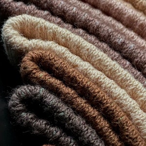 3-Pairs (MONOCHROME COLLECTION) BROWN Hand Dyed Nike Everyday Plus Cotton Cushioned Dri-Fit Crew Socks