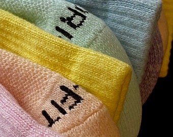 3 paia (COLLEZIONE PASTEL) di calzini Nike Everyday Plus Cotton Cushioned Dri-Fit Crew tinti a mano