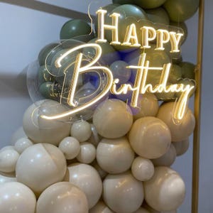 Alles Gute zum Geburtstag Neonschild, Benutzerdefinierte Neonschild, Geburtstag Neonschild, Led Neonschild, Neonschild, Neonschild Licht, Hochzeit Neonschild, Benutzerdefiniertes Geschenk