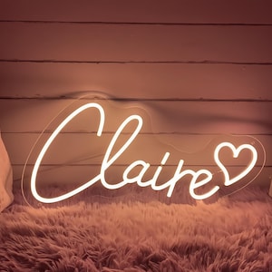 Custom Neon Sign, Neon Name Sign, Kids Bedroom Neon Sign, Led Neon Sign, Neon Sign, Neon Sign Light, Home Decor, Wall Decor, Customized Gift