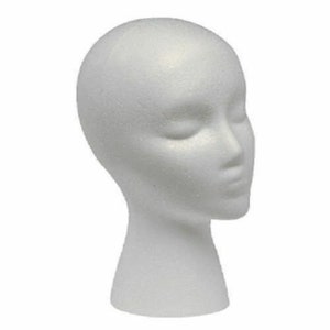 Adjustable Wig Head Female Bald Mannequin Head With Stand Holder