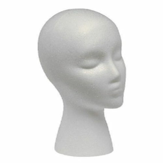 Leicht Weiß Schaum Maniquin Kopf Perücken Kappe Brille Anzeige Buchse Leicht Weiß Schaum Maniquin Kopf Perücken Kappe Brille Anzeige Buchse