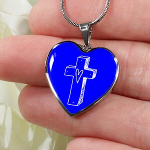 Healing Power of God Necklace | Custom Christian Necklace | Christian Necklaces For Women | Cross Necklace | Christian Jewelry