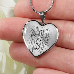 Guardian Angel Necklace | Custom Christian Necklace | Christian Necklaces For Women | Cross Necklace | Christian Jewelry