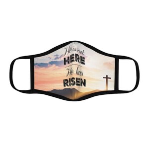 He Has Risen Face Mask | Jesus Has Risen | Religious Face Mask | Christian Protective Mask | Christian Face Mask