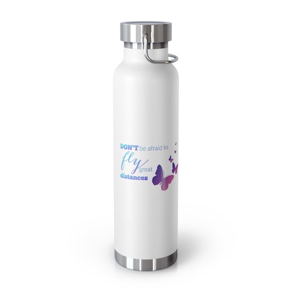 CROSS-STITCH butterfly' Insulated Stainless Steel Water Bottle