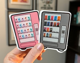 Vending Machine Bookish Stickers