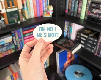 Oh no ! He's hot ! Sticker