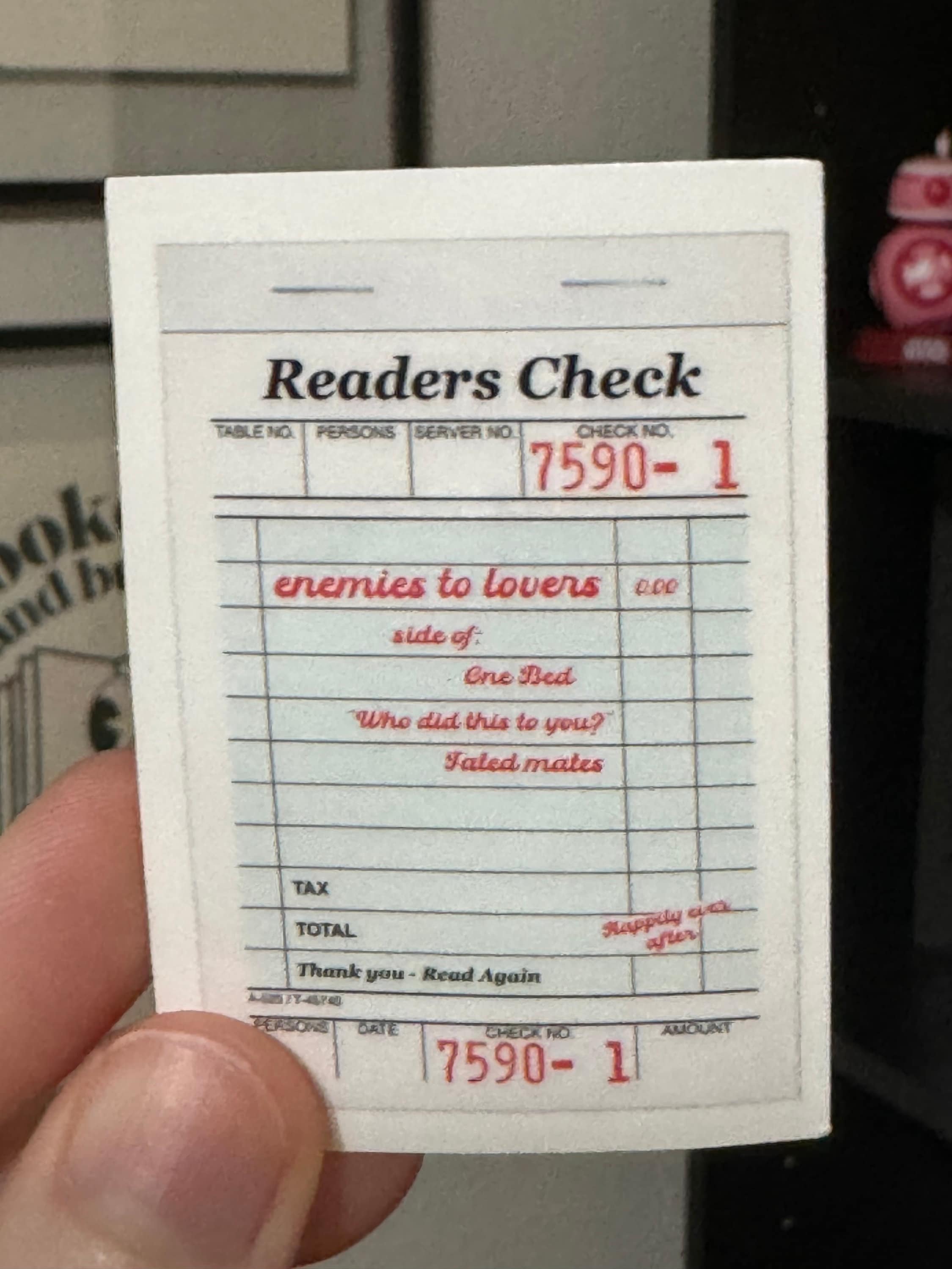 Readers Check Sticker - Etsy